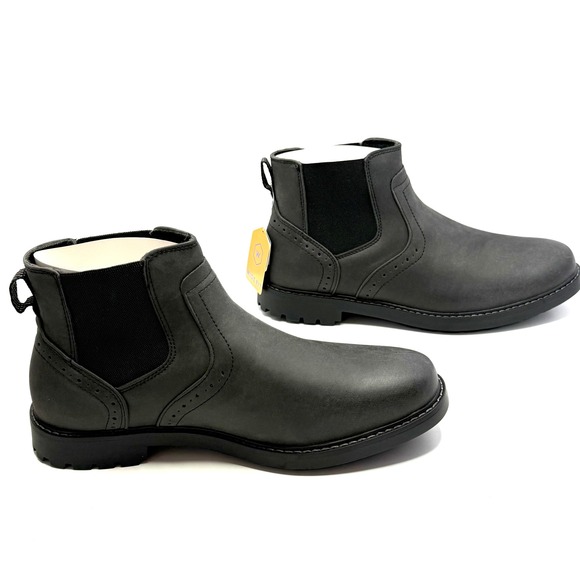 Nunn Bush Men's Delton Plain Toe Chelsea Boots Black Size 10.5W NWT/BOX - Picture 5 of 10